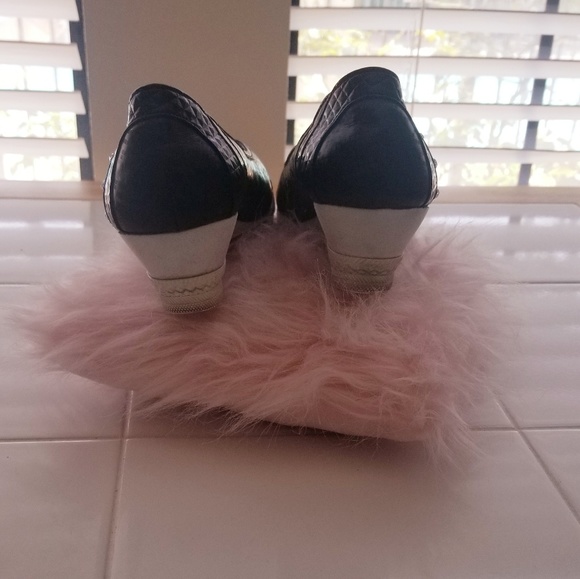 Vintage PLAYBOY Wedges with Rhinestones - Picture 6 of 8